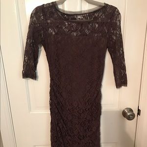 Maxandcleo brown lace dress